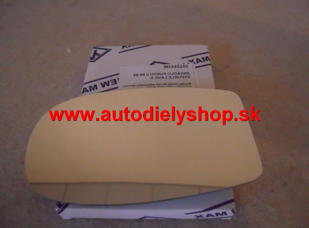  Fiat Punto 6/03-9/05 sklo zrkadla pravé