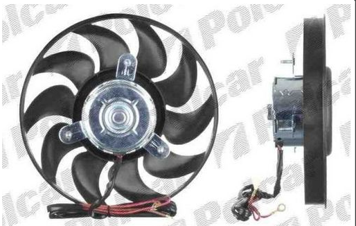 Audi A4 10/94-2/99 ventilátor chladiča 280mm 180W