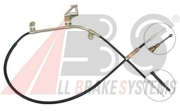 VW PASSAT "B5" 10/96-10/00  ťažné lanko parkovacej brzdy zadné pravé 