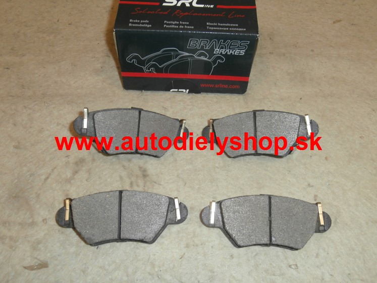 Opel ZAFIRA 1/99-9/05 zadné platničky Sada /SRL / typ BOSCH