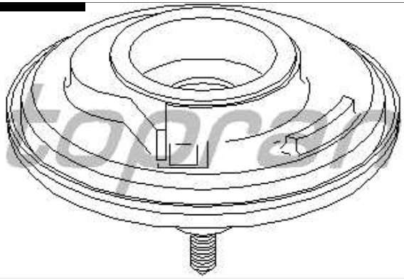 Audi A4 3/99-9/00 tanier pružiny predný horný L+P