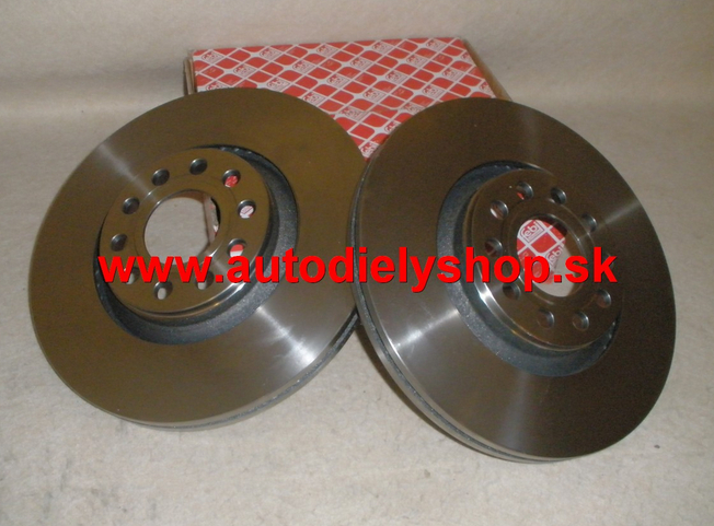 Škoda SUPERB 12/01-2/08 predné brzdové kotúče 288mm