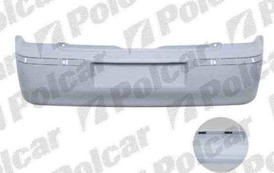 VW POLO 10/99-12/01 zadný nárazník s podkladom 