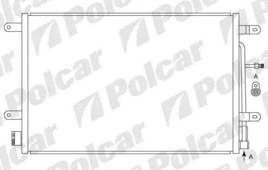 Audi A4 11/07-2012 chladič klimi / pre všetky typy / od r.v.03