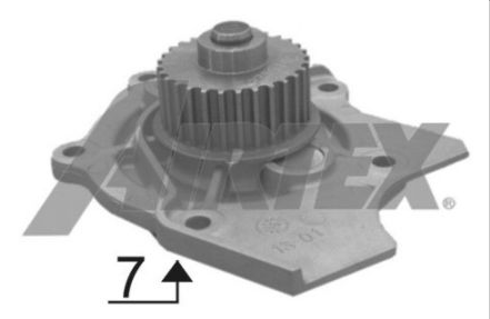 Audi A4 11/2007-2012 vodná pumpa 1.8TSI 1.8TFSI