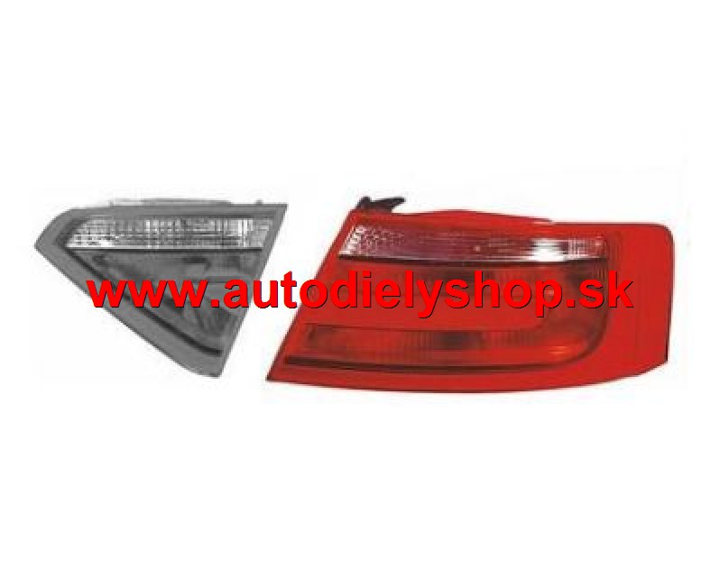 Audi A5 6/2007-2011 zadné svetlo vonkajšie Pravé