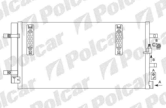 Audi A5 6/2007-2011 chladič klimatizácie