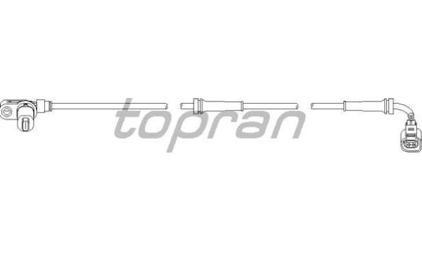 VW SHARAN 6/95-4/00 snímač počtu otáčok kolies na prednú nápravu obojstranný