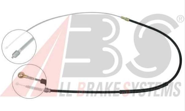 VW TOURAN 1/03-12/06 ťažné lanko parkovacej brzdy zadné obojstranné 