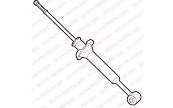 VW TIGUAN 10/07-7/2011 zadné tlmiče sada L+P /DELPHI/