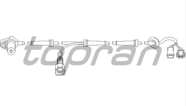 Audi A6 3/97-06/01 snímač počtu otáčok kolesa Obojstranný