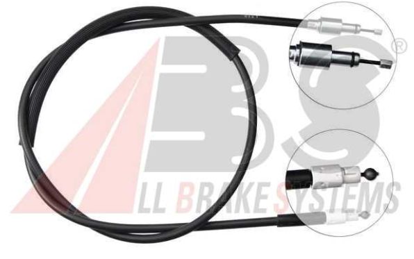 VW TOUAREG 11/02-5/10 ťažné lanko parkovacej brzdy zadné obojstranné 