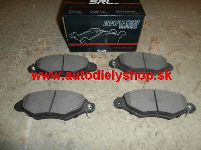 Nissan KUBISTAR 08/03- predné platničky Sada / SRL /
