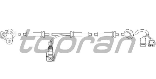 Audi A6 7/01-4/04 snímač počtu otáčok kolesa predný