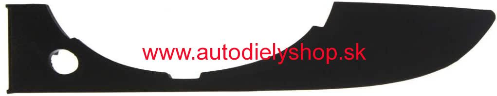 Audi A6 5/04- rámik prednej hmlovky spodný ľavý