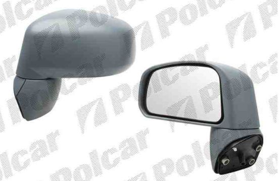 Nissan TIIDA 08/06- spätné zrkadlo ľavé , manuálne ,na maľovanie 