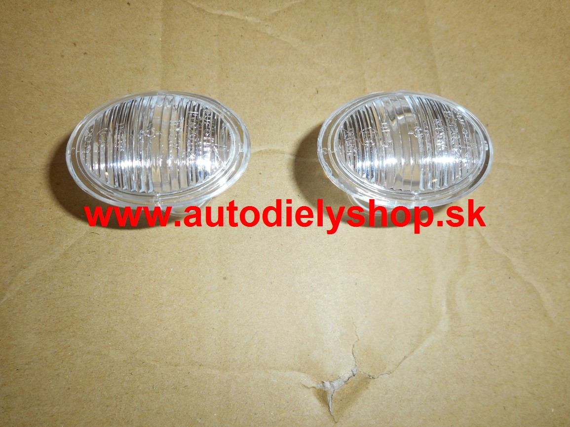 Ford KA 10/08- bočné smerovky biele Sada L+P