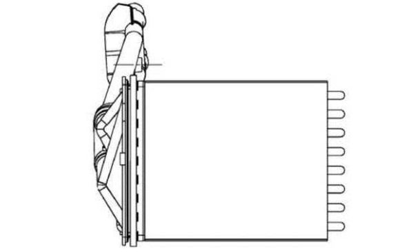 Ford KA 10/08- radiator kúrenia /NRF/
