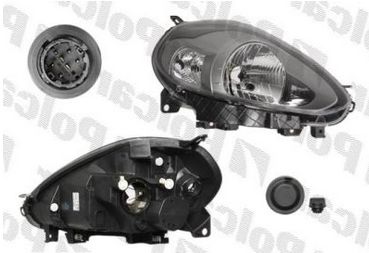 Fiat PUNTO EVO 07/08-03/12 predné svetlo pravé H4 , elektrické 