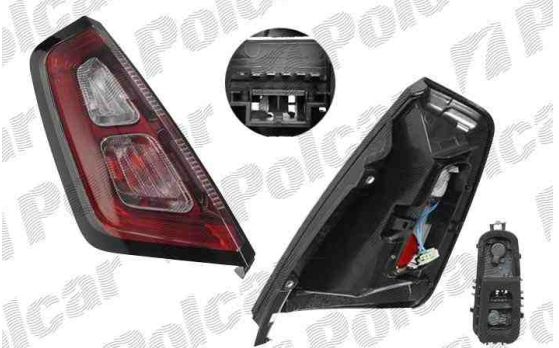 Fiat PUNTO EVO 07/08-03/12 zadné svetlo LED, ľavé 