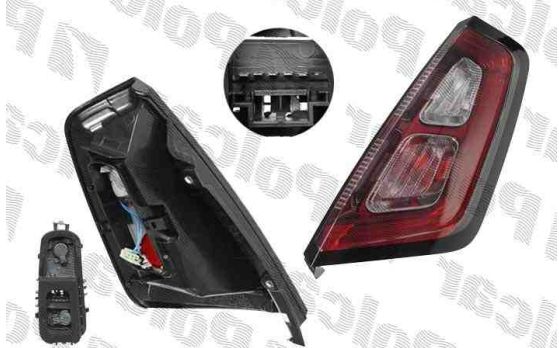 Fiat PUNTO EVO 07/08-03/12 zadné svetlo LED, pravé