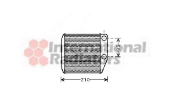 Fiat PUNTO EVO 07/08-03/12 radiator kúrenia 
