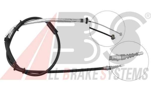 Fiat PUNTO EVO 07/08-03/12 ťažné lanko parkovacej brzdy zadné ľavé