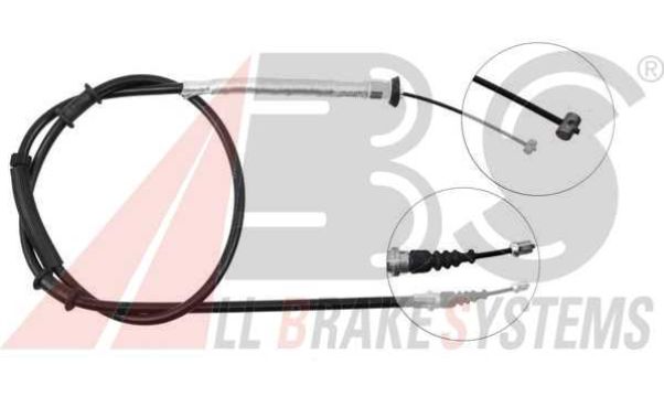 Fiat PUNTO EVO 07/08-03/12 ťažné lanko parkovacej brzdy zadné pravé