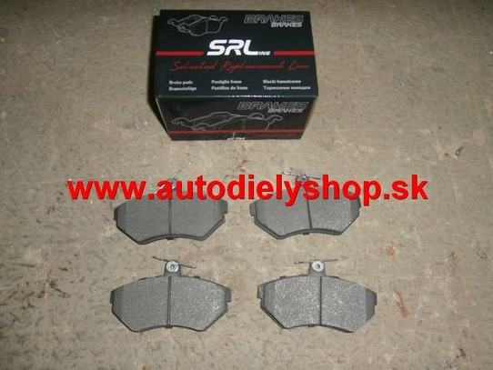 Mitsubishi COLT 10/02- zadné platničky Sada /SRL/ typ LUCAS