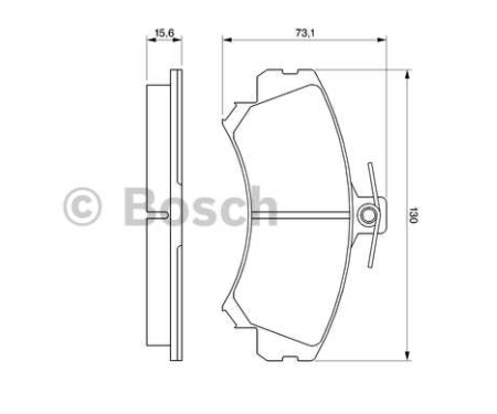 Mitsubishi COLT 10/02- predné brzdové platničky