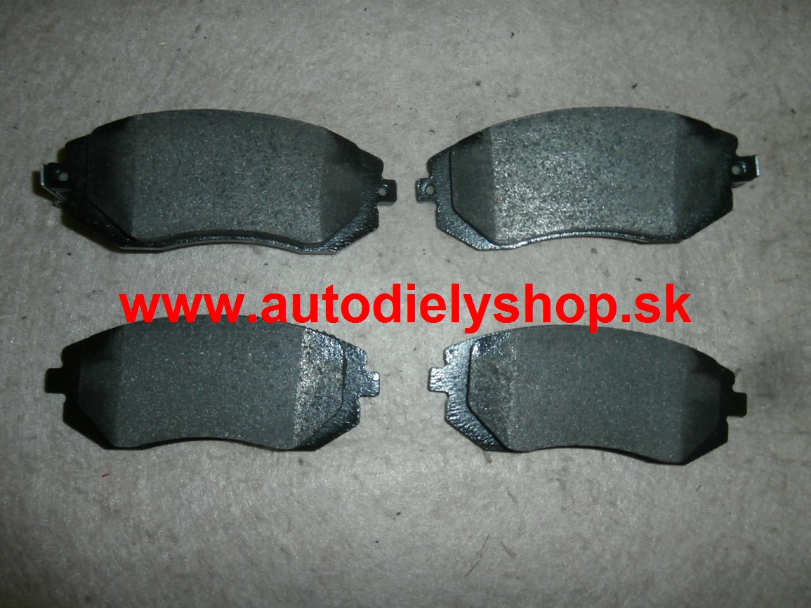 Subaru LEGACY V 09/09-  predné brzdové platničky sada /SAMKO/