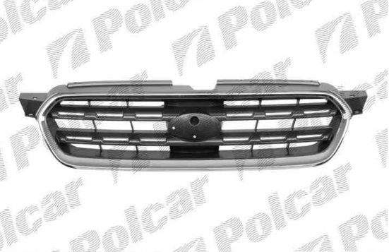 SUBARU OUTBACK 09/03-09/09 predná maska chrómovo čierna 