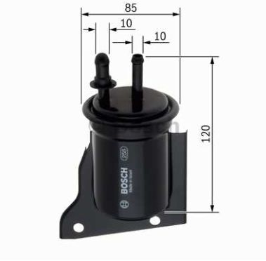 SUBARU OUTBACK 09/03-09/09 palivový filter pre 2,5 /BOSCH/