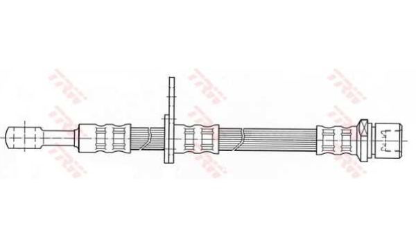 SUBARU OUTBACK 09/03-09/09 brzdová hadica predná náprava vpravo 