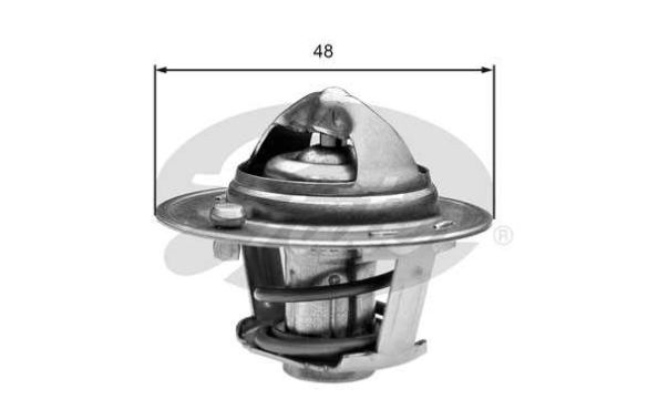 Mazda 2 04/03-  termostat chladenia /GATES/