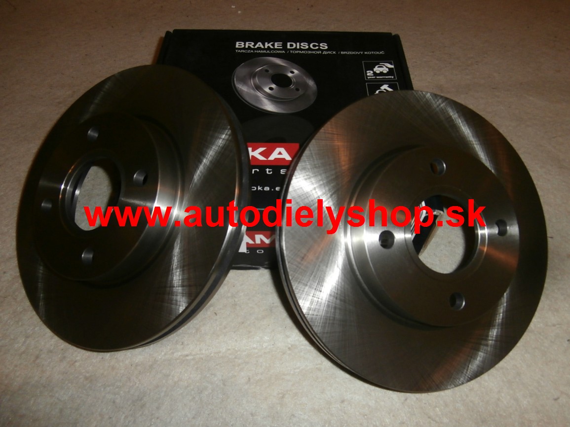 Mazda 2 04/03- predné brzdové kotúče sada /KAMOKA/