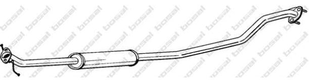 Opel AGILA 04/08- stredný tlmič výfuku BOSAL - 1.0 (48 KW)