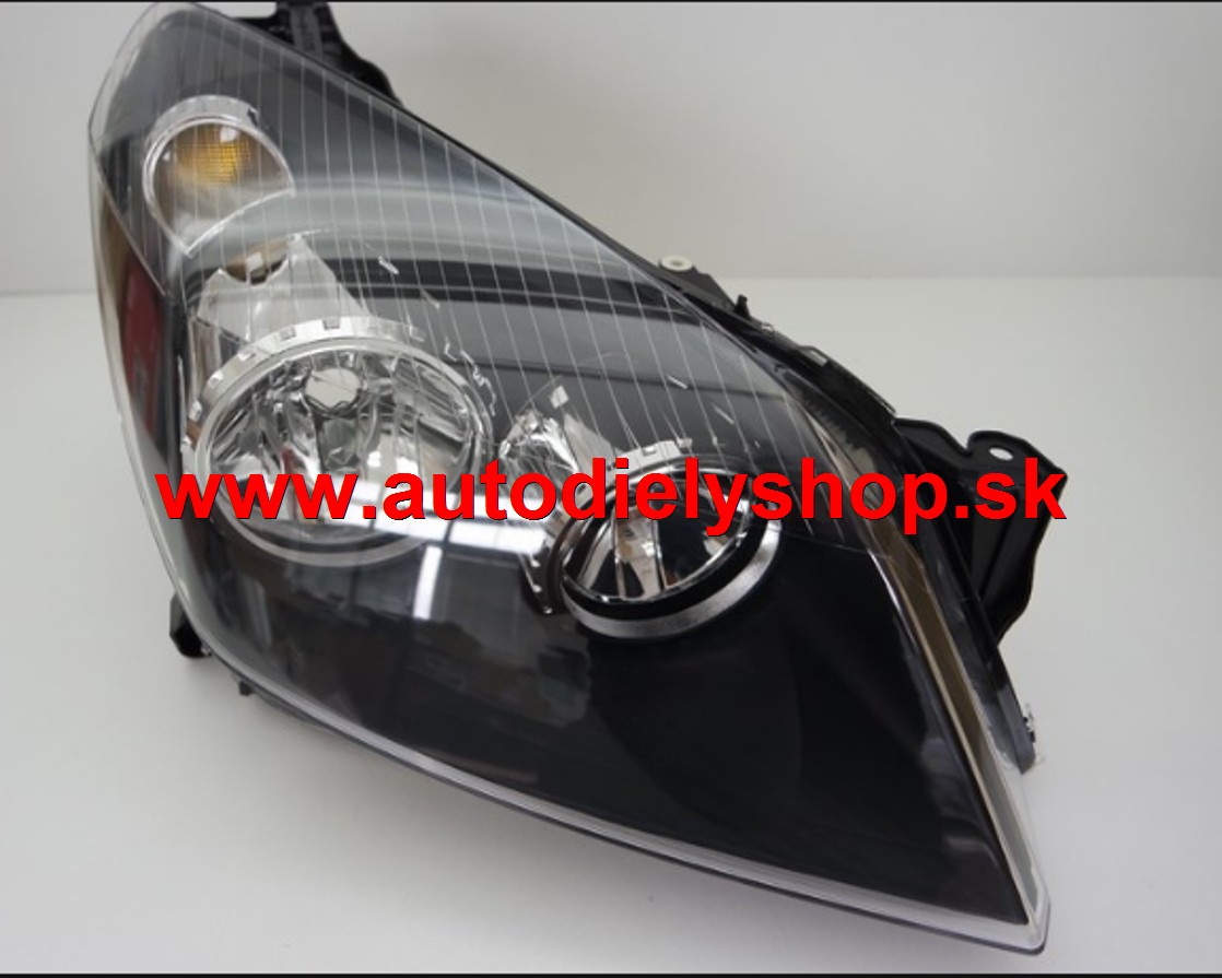 Opel ASTRA H 02/07- svetlo H1+H7 pravé, čierne