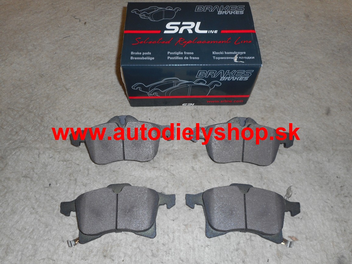 Opel ASTRA H 02/07-  predné brzdové platničky sada /SRL/