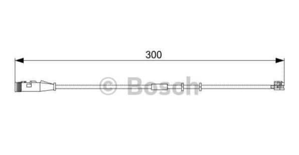 Opel ASTRA H 02/07-  kontakt opotrebenia brzdového obloženia