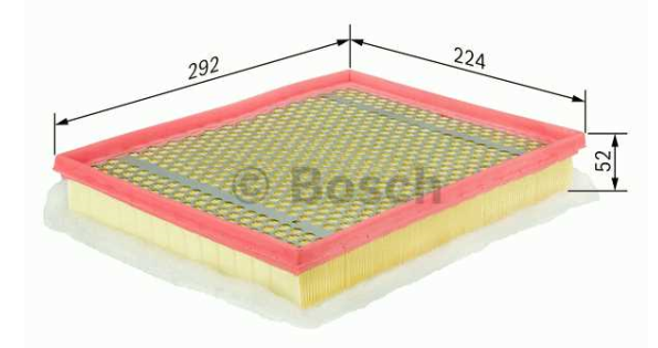 Opel ASTRA H 02/07- vzduchový filter- 1,7;1,9 CDTI /BOSCH/