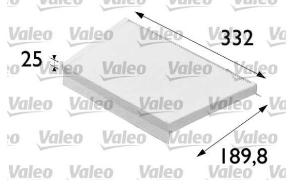 Mercedes CLK 06/02-05/09 kabínový filter /VALEO/