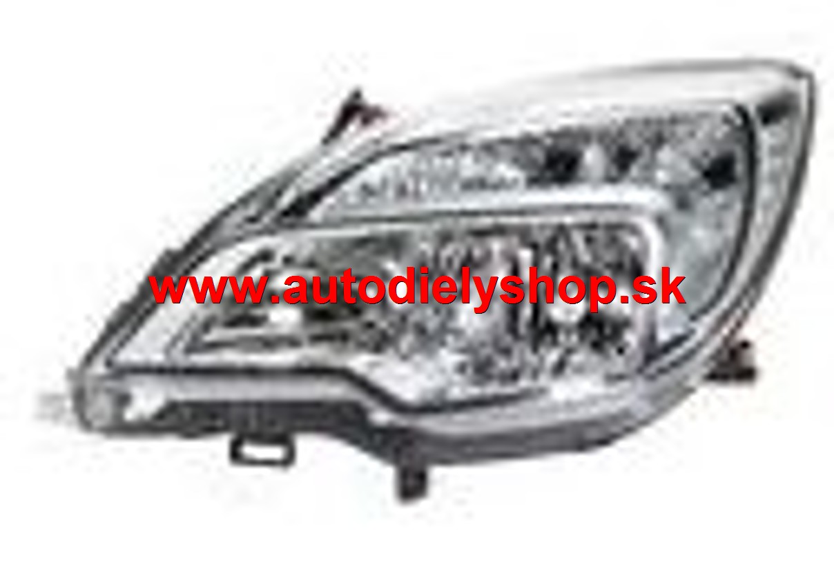 Opel MERIVA 06/10- predné svetlo H7+H1 pravé