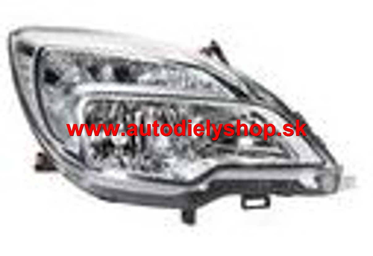 Opel MERIVA 06/10- predné svetlo H7+H1 ľavé
