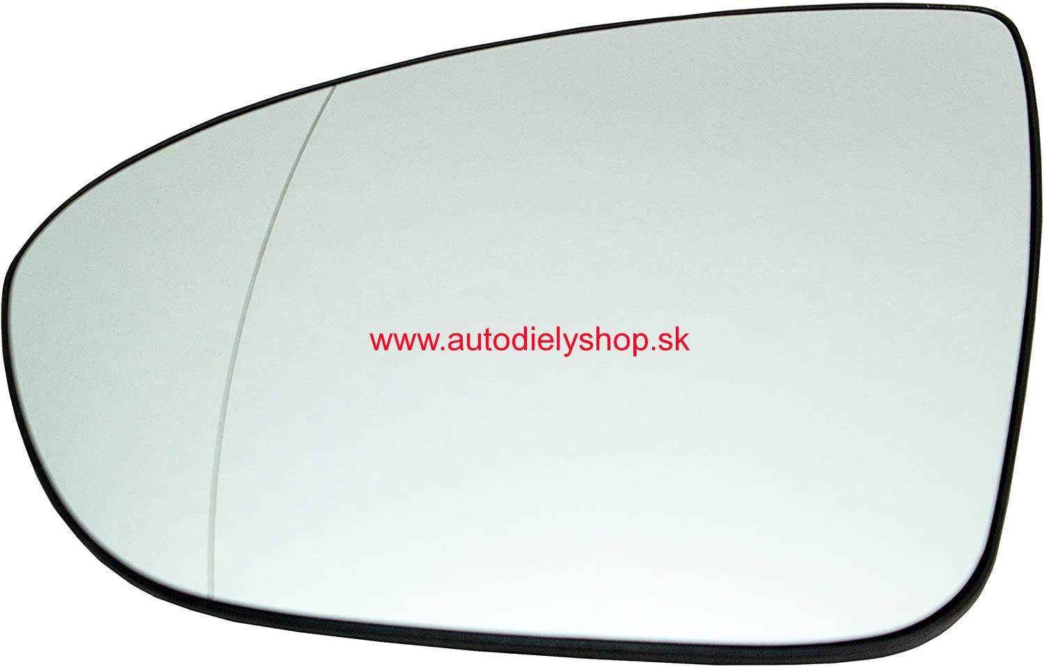 Opel MERIVA 06/10- sklo zrkadla s držiakom ľavé