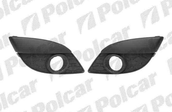 Renault TWINGO 8/2007-2012 kryt v nárazníku s otvormi na hmlovky sada L+P