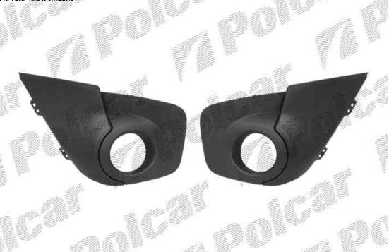 Renault TWINGO 8/2007-2012 kryt v nárazníku s otvormi na hmlovky sada L+P 