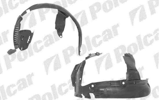 Renault TWINGO 8/2007-2012 predný podblatník ľavý 