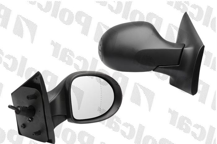 Renault TWINGO 8/2007-2012 mechanické spätné zrkadlo ,čierne , pravé 