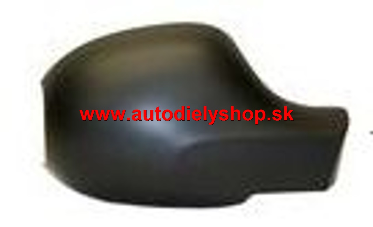 Renault TWINGO 8/2007-2012 kryt spätného zrkadla čierny pravý 